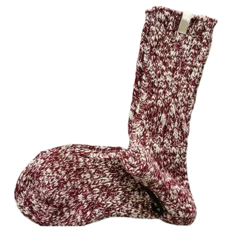 Thick socks, autumn/winter Australian single-breasted style