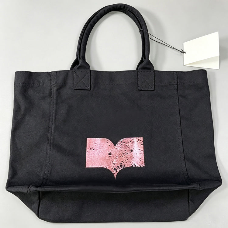 Women Graphic Print Canvas Tote Bag Large Capacity Casual Shopping Shoulder Handbag - 51211477