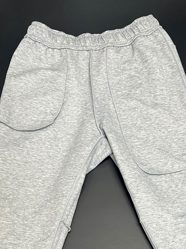 Heather Grey Tracksuit for Men | Full Zip Hooded Jacket