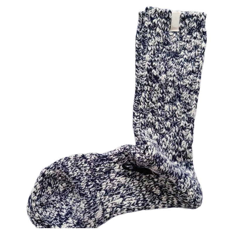 Thick socks, autumn/winter Australian single-breasted style