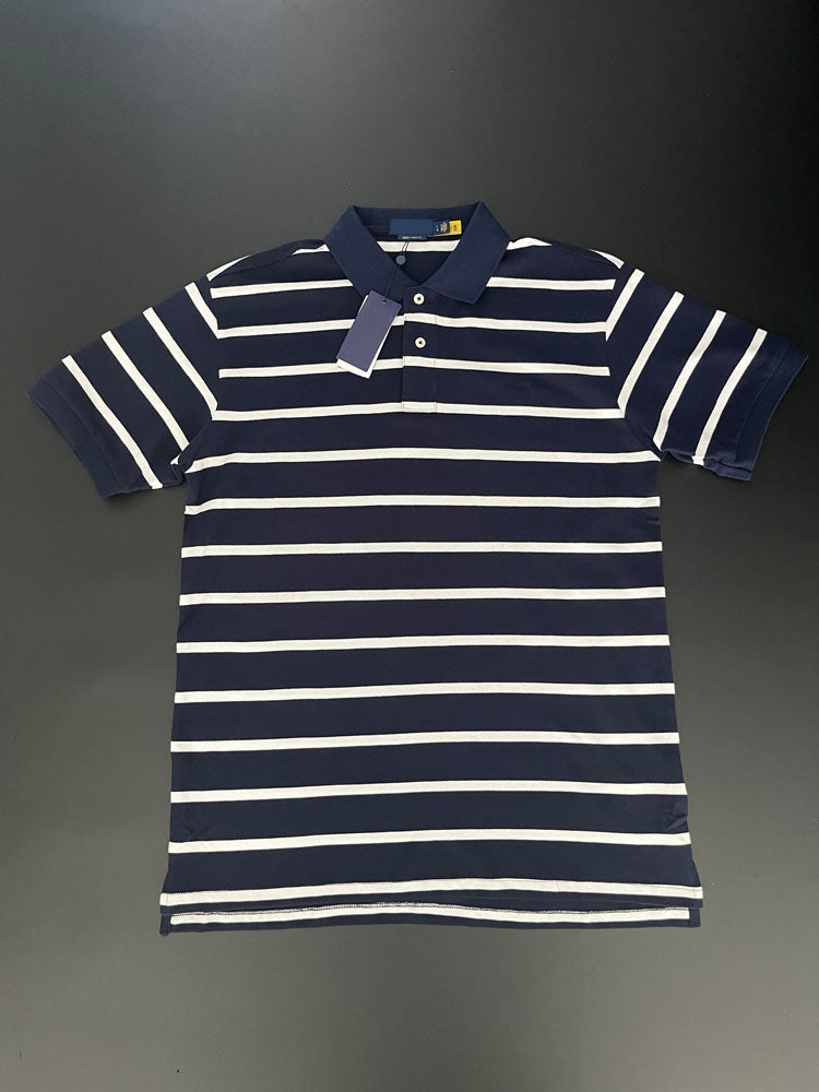 40435768 Men's Striped Short Sleeve Shirt – Classic Fit