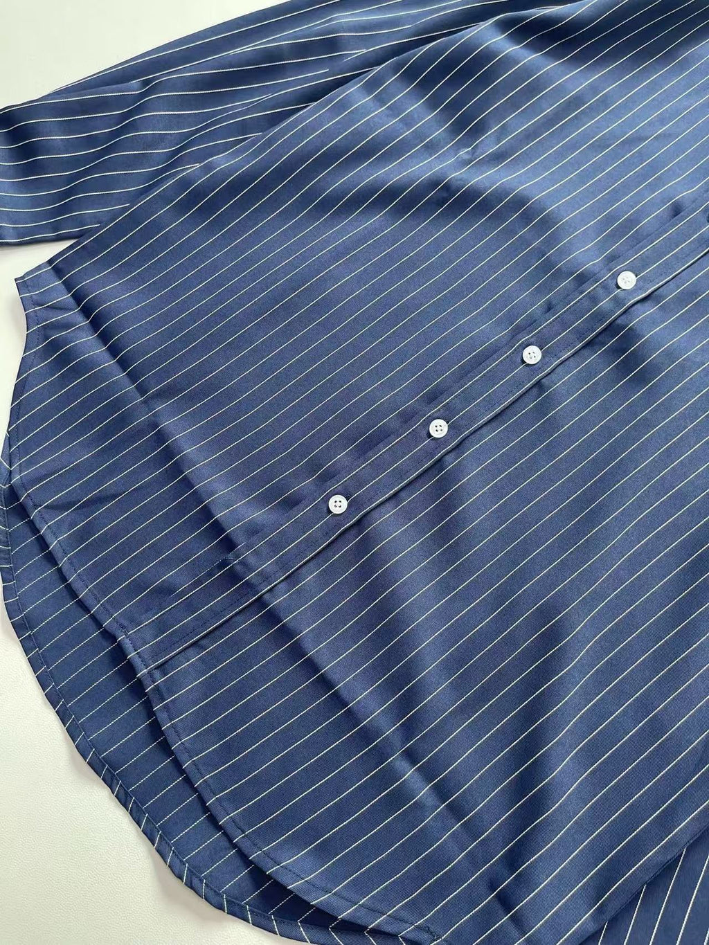 40087229 RL-Relaxed Fit Pinstripe Cotton Shirt