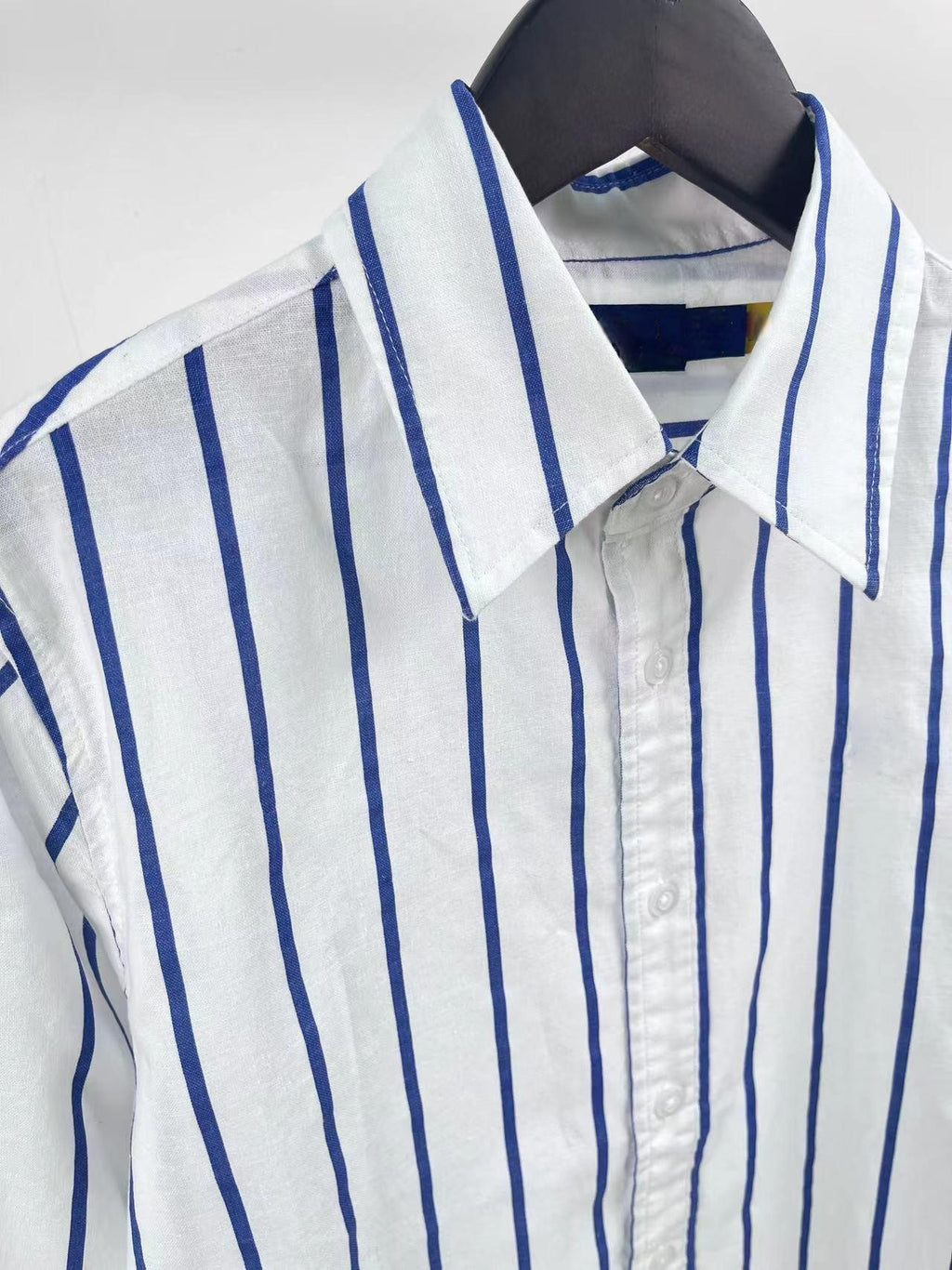 39513831 RL Stripe Long Sleeve Linen Shirt