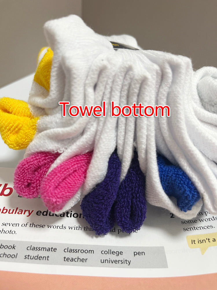 40309937 For Kid macaron-colored cotton socks(6 pairs)