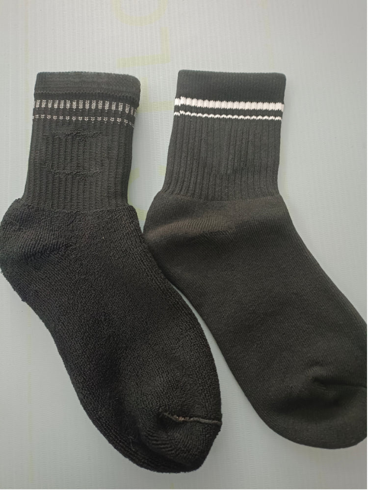 AL-Lettering Cotton Sports Socks （Height：15cm  Length：20cm）