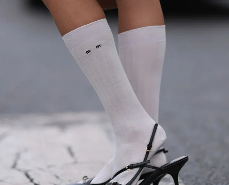MM-Comfortable and Versatile  Calf Socks For Women 3 Pairs
