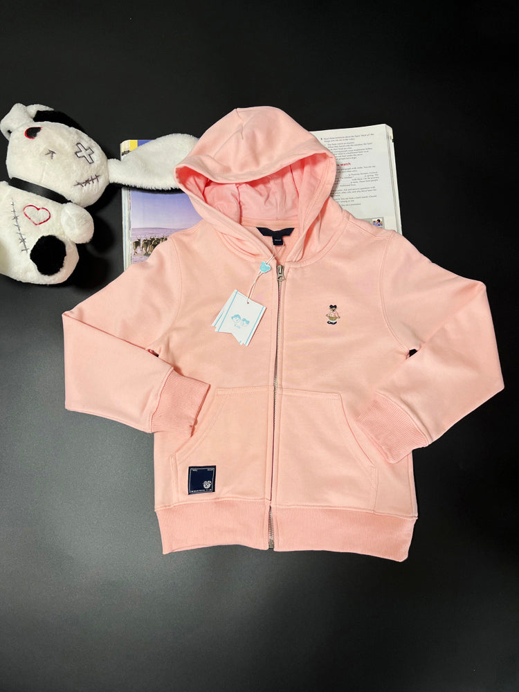 Bear 2025 new autumn children's cardigan sweatshirt suit