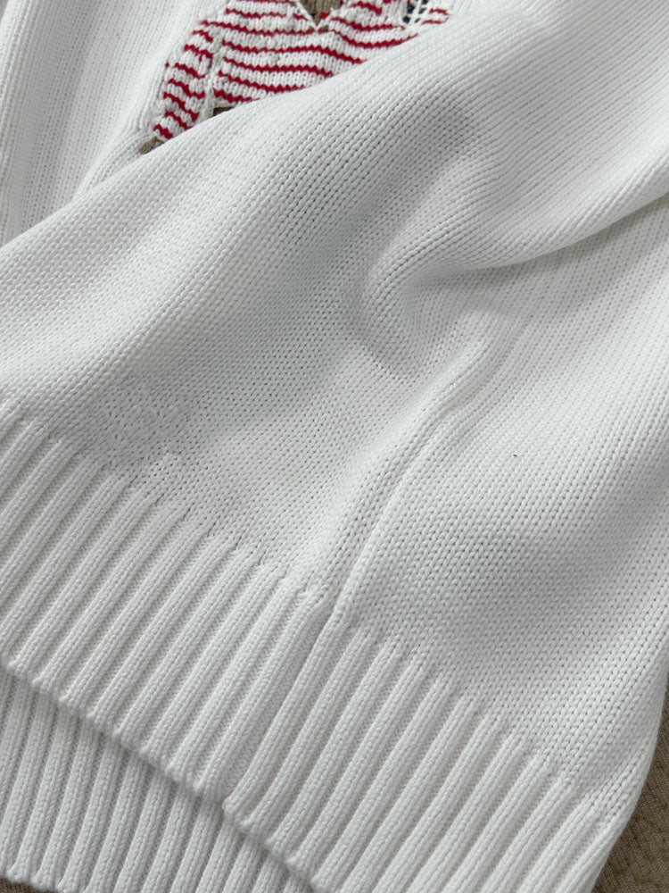 51059527/40553123 Women's Bear Knit Sweater