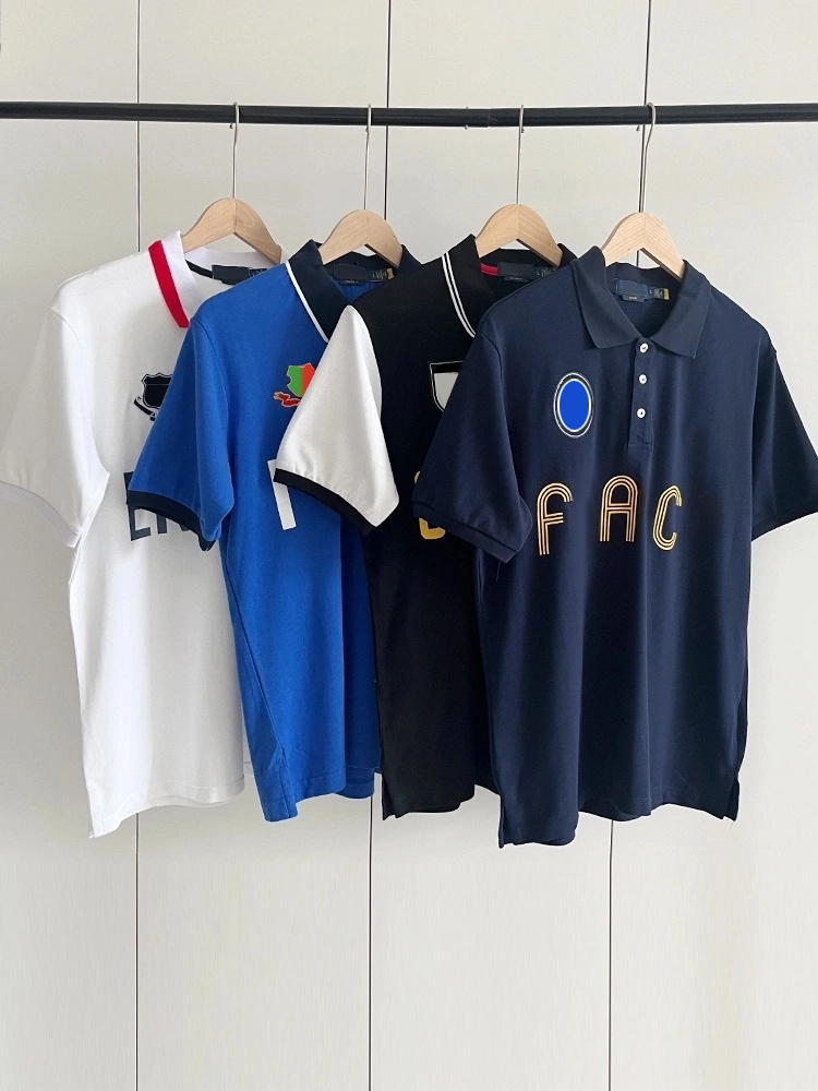 40554170 Men's multi-color soccer T-shirt