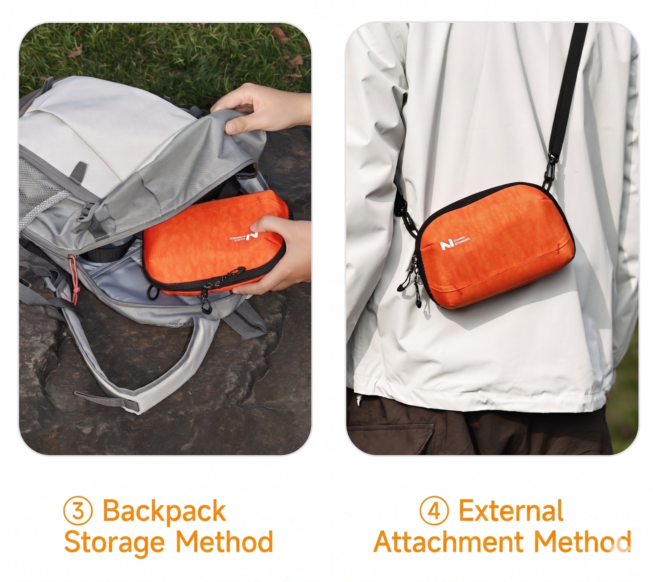 VolcanoBag - Electronic Organizer Travel Case, Cable Storage Bag for Digital Gadgets & Accessories