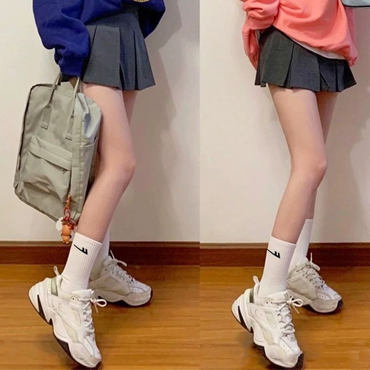 40252121 NK thigh-stockings sports   cotton socks 3 pairs