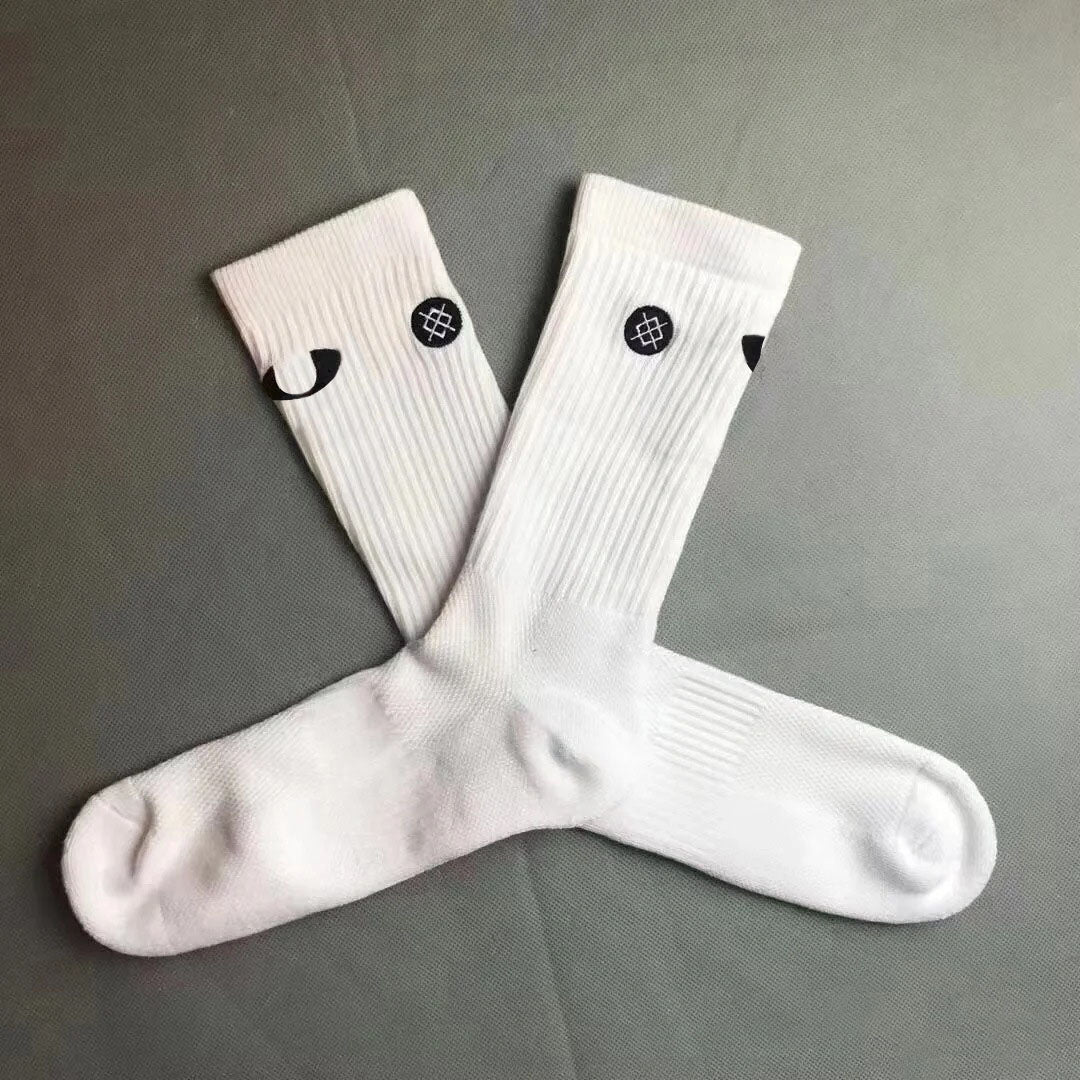 51121480 Breathable Mesh Athletic Socks - Cushioned Sports Crew Socks