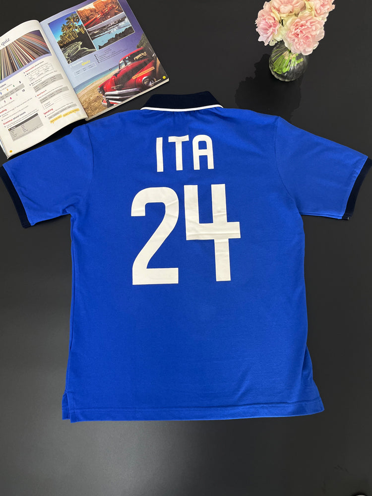 40554170 Men's multi-color soccer T-shirt