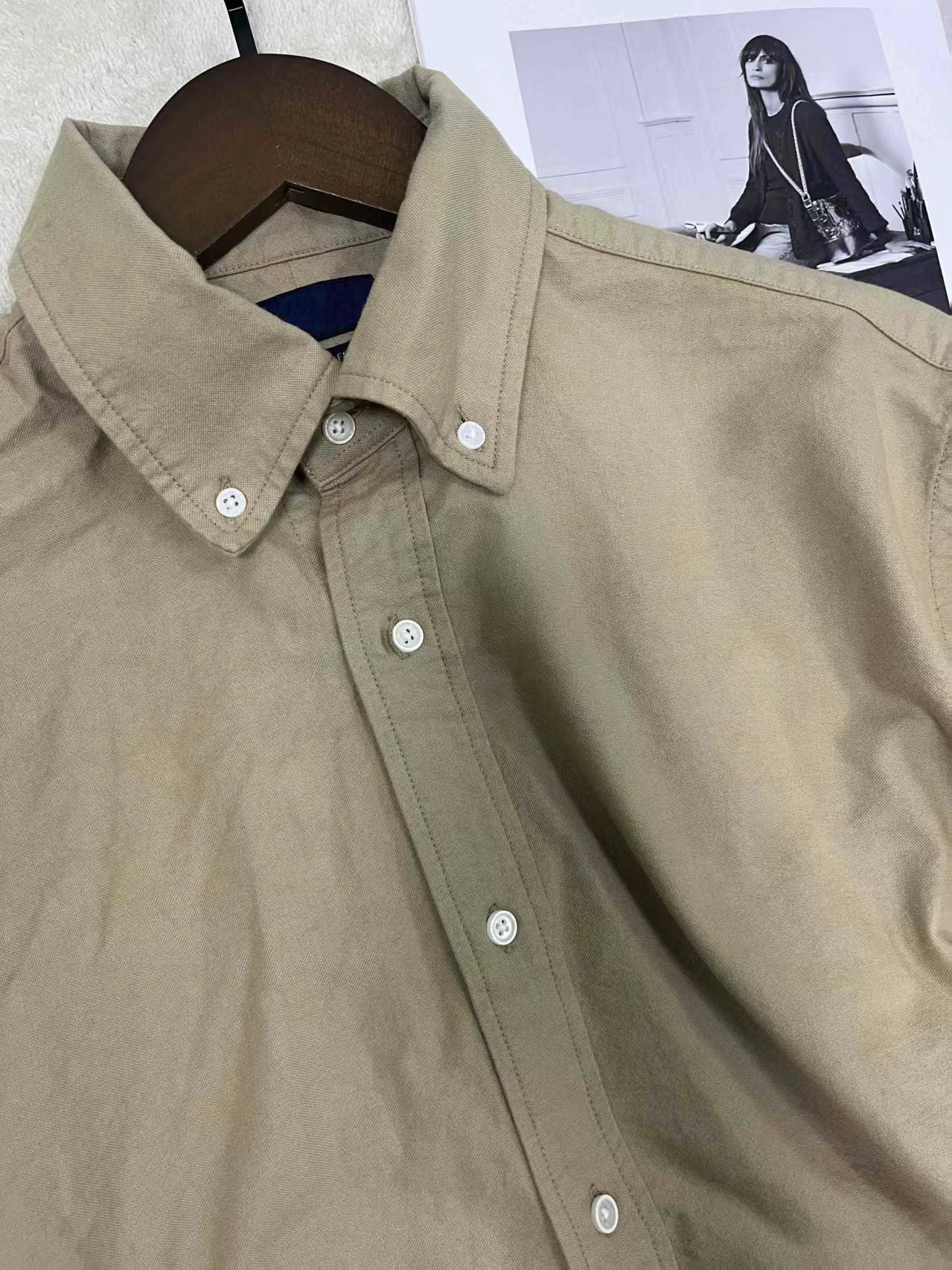 39758066RL Garment-Dyed Oxford Shirt