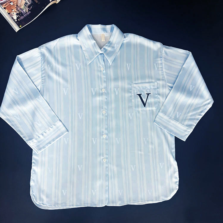 40458613 2026 Spring/Summer New Arrival: Women's Pajama Set—Ice Silk