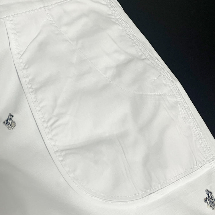 40490977 Men's Cotton Twill Shorts with All-Over Pony