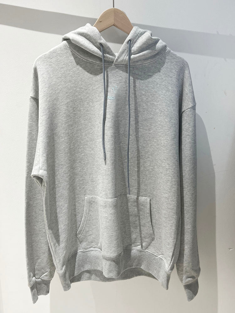 Nocta Grey Logo Hoodie Unisex Long Sleeve Pullover Hooded Sweatshirt Streetwear Top - 40785299