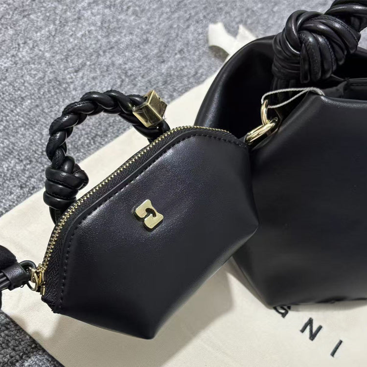 Braided Handle Mini Bag