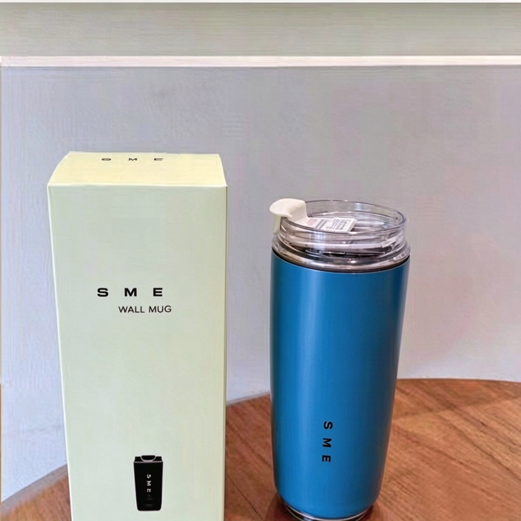 51357382 Stainless Steel Insulated Travel Tumbler, Reusable Coffee Cup with Lid for Office & Outdoor