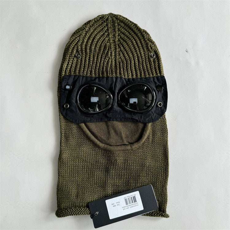 51125522 Knit Balaclava with Goggles - Winter Ski Mask Beanie