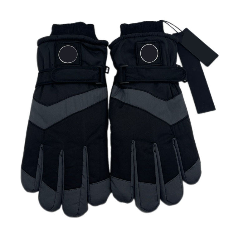 Winter Warm Gloves Touch Screen Windproof Thermal Fleece Lined Gloves for Men Outdoor Sports - 51309293