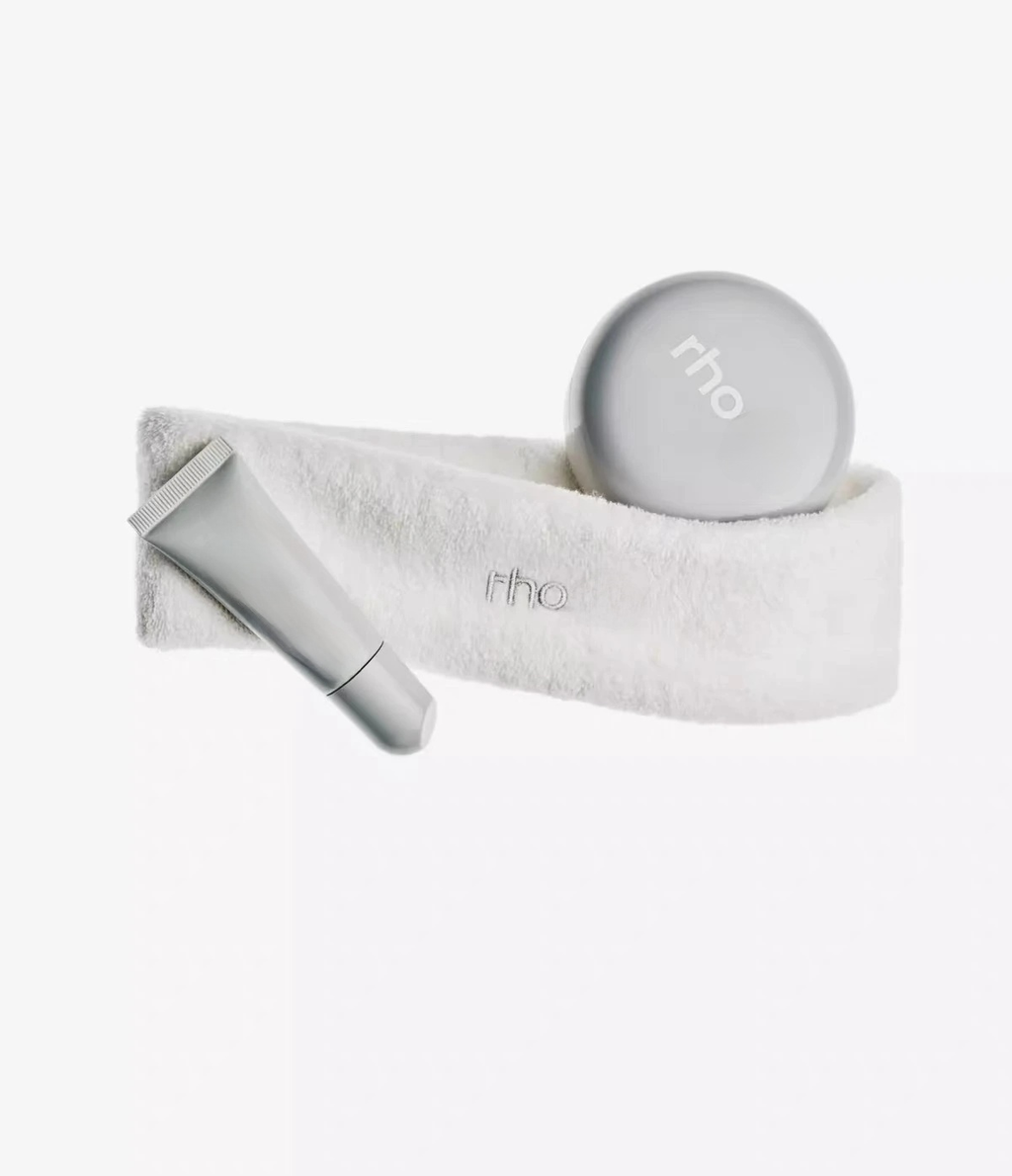 Rhode Embroidered Spa Headband Soft Terry Cloth Facial Hair Band - 51313093
