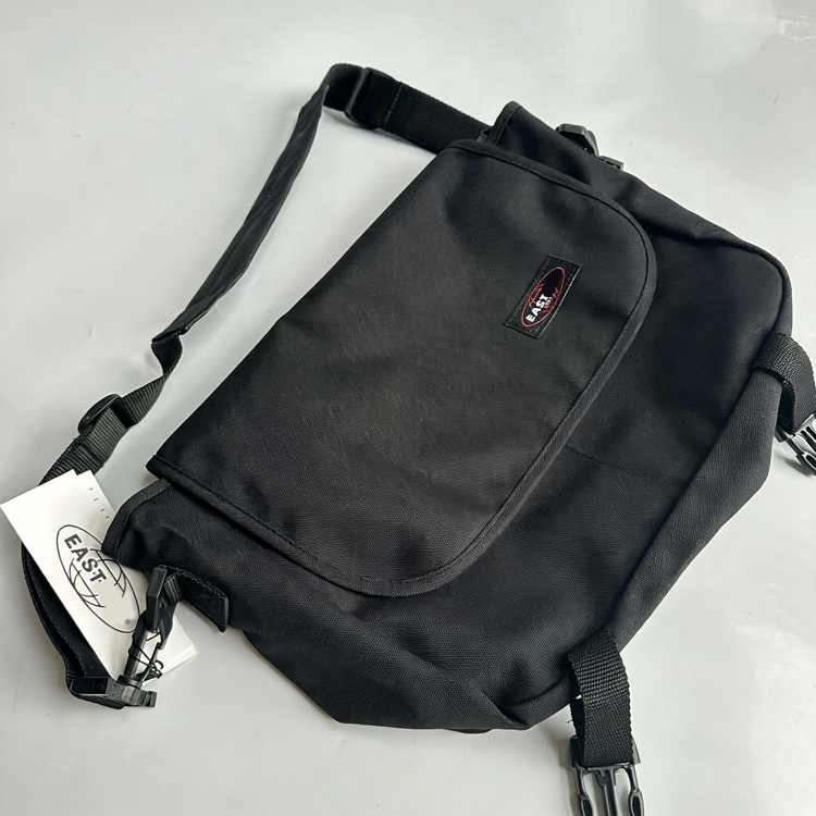Waterproof Canvas Messenger Shoulder Bag, Adjustable Strap Crossbody Bag for Daily Travel - 40789599