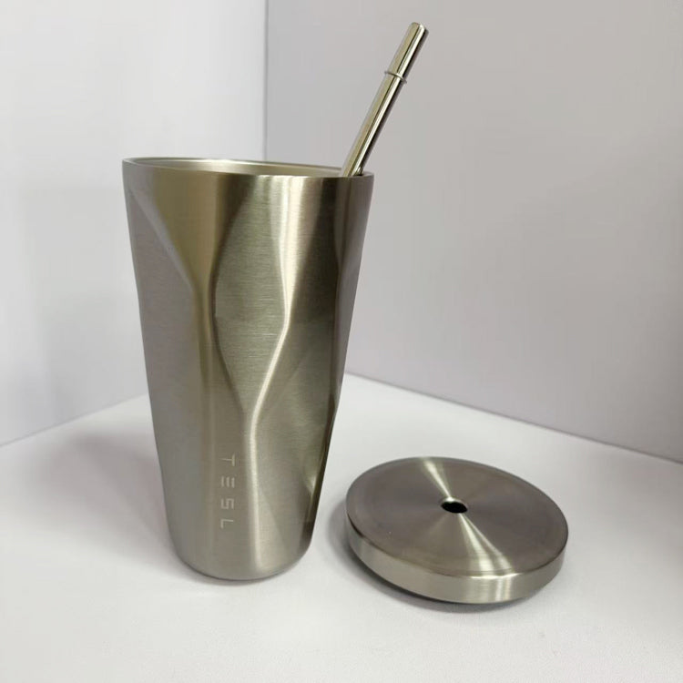 51194346 Stainless Steel Insulated Tumbler With Straw Reusable Travel Coffee Cup for Cold Hot Drinks