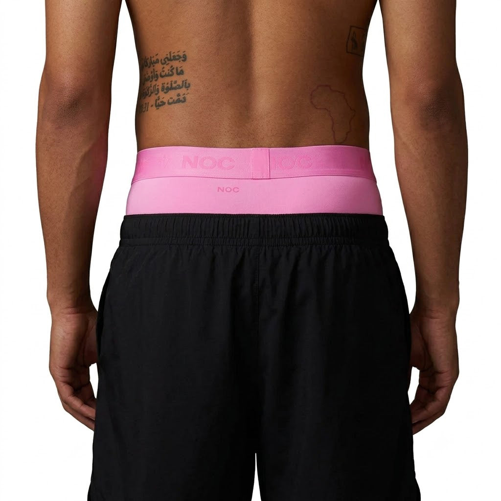 51184740 Nocta Logo Waistband Mens Boxer Briefs Soft Stretch Breathable Underwear Shorts