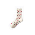 40280181 Cherry love socks long tube trendy college style pile socks