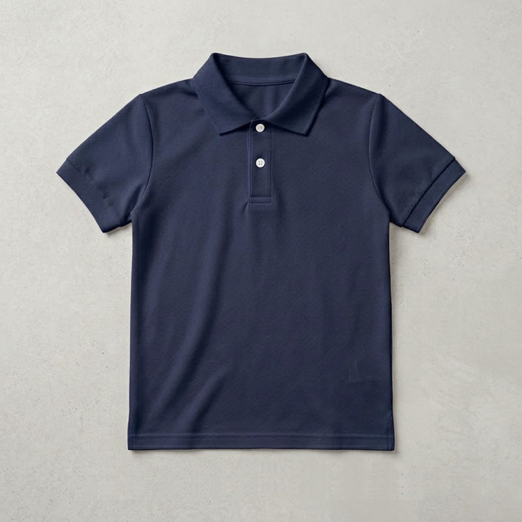 40450756 Kids' Short Sleeve Shirt – Classic Collar, 2 Color Options