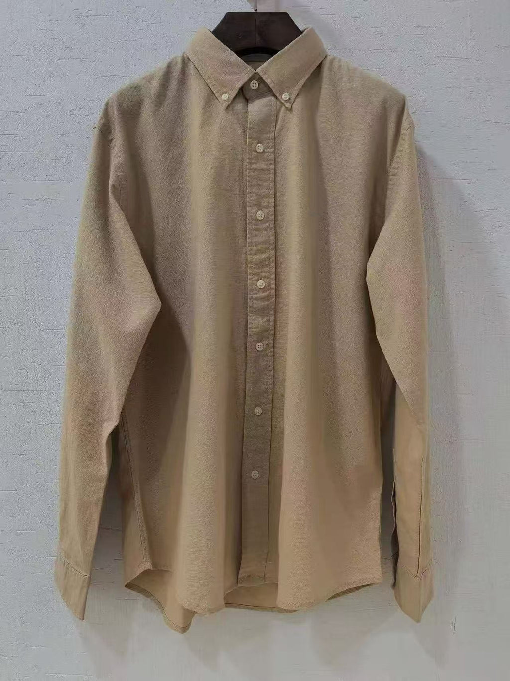 51098351 Light Blue Linen Casual Button-Down Shirt - Breathable Summer Top