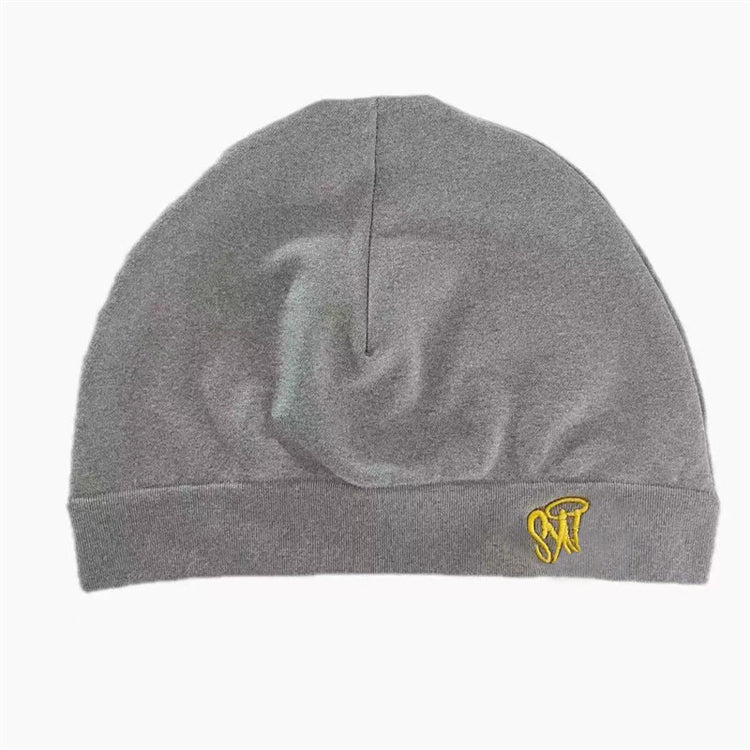 Soft Stretch Sports Skull Cap, Embroidered Close‑Fitting Beanie for Men Women - 51223180