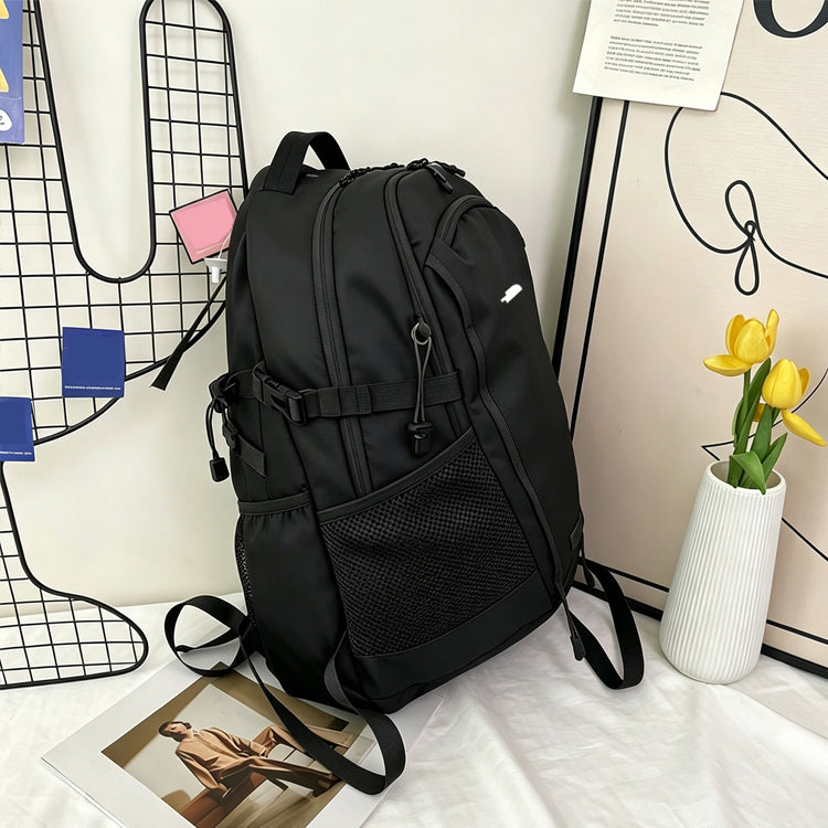 51170531 Multi Color Trim Nylon Hiking Backpack Multi Pocket Water Resistant Outdoor Travel Daypack