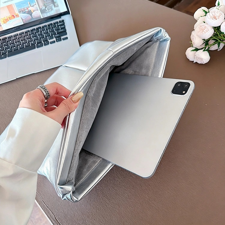 Big Pillow Bag Padded Laptop Sleeve Quilted Soft Tablet Carry Pouch - 51313163
