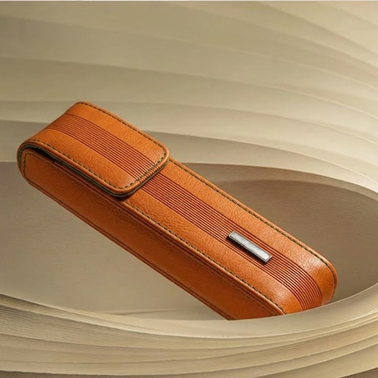 51159955 Genuine Leather Fountain Pen Gift Set Ergonomic Writing Pen with Storage Case Box