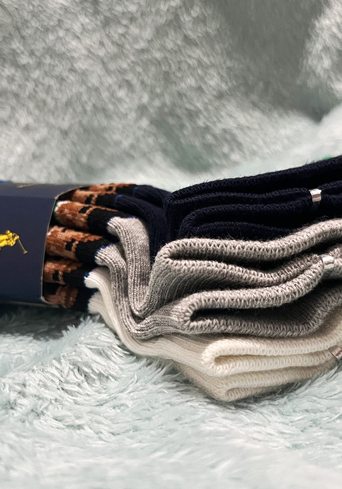 40051829 RL Bear-Casual  Socks 3 Pairs