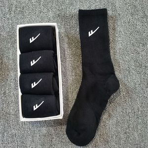 40489331 NK thigh- stockings sports cotton socks 5 pairs with box