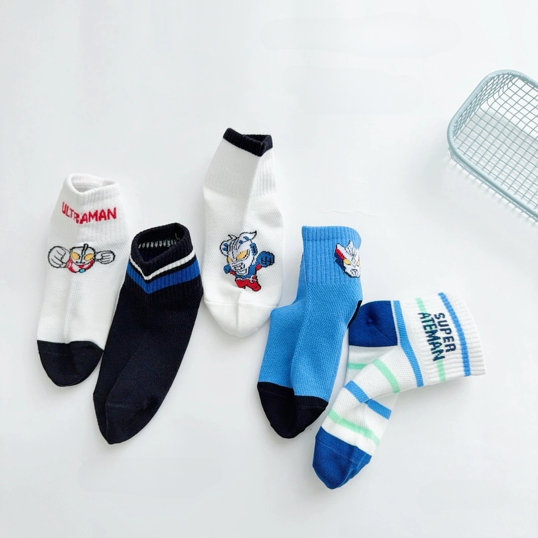Children's  spring and summer new fishnet socks cotton