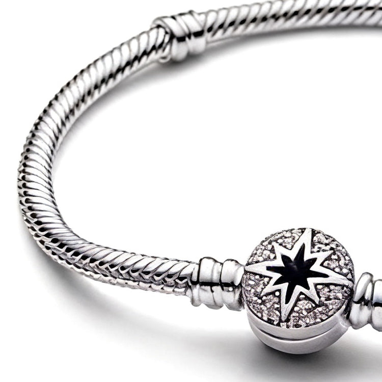 Sterling Silver Snake Bone Bracelet