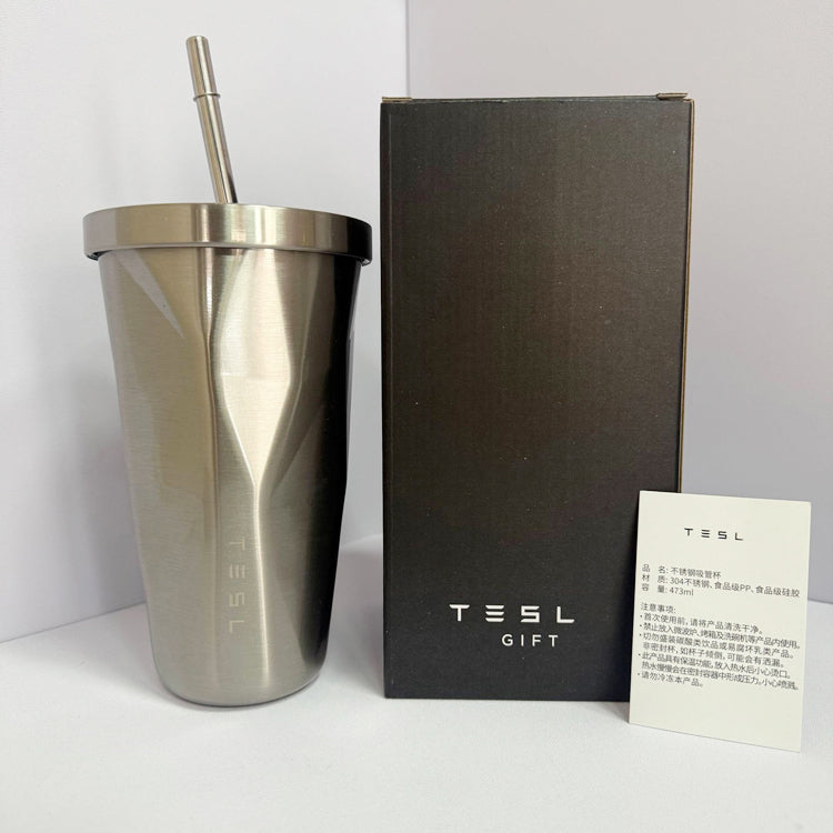 51194346 Stainless Steel Insulated Tumbler With Straw Reusable Travel Coffee Cup for Cold Hot Drinks