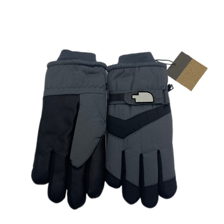 Winter Warm Gloves Touch Screen Windproof Thermal Fleece Lined Gloves for Men Outdoor Sports - 51309293