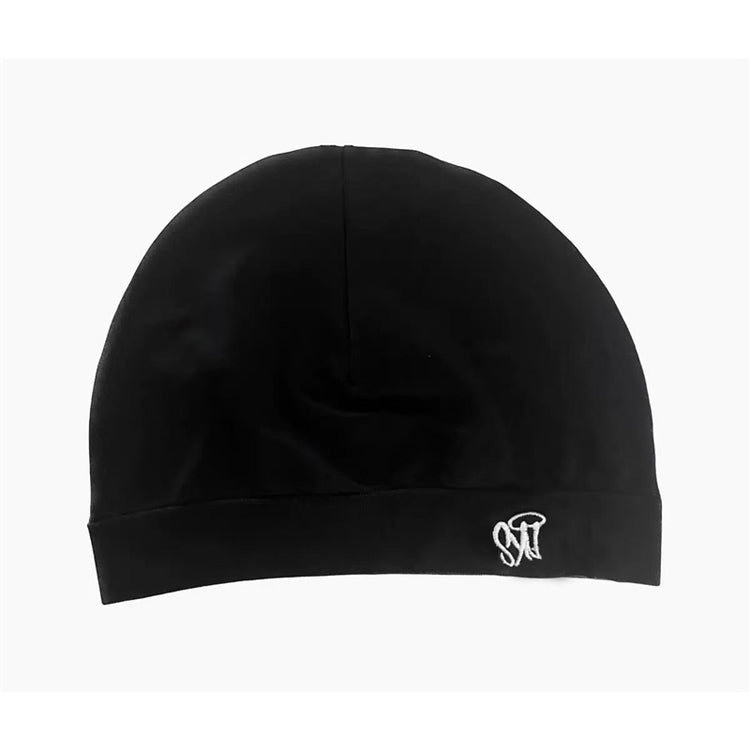 Soft Stretch Sports Skull Cap, Embroidered Close‑Fitting Beanie for Men Women - 51223180