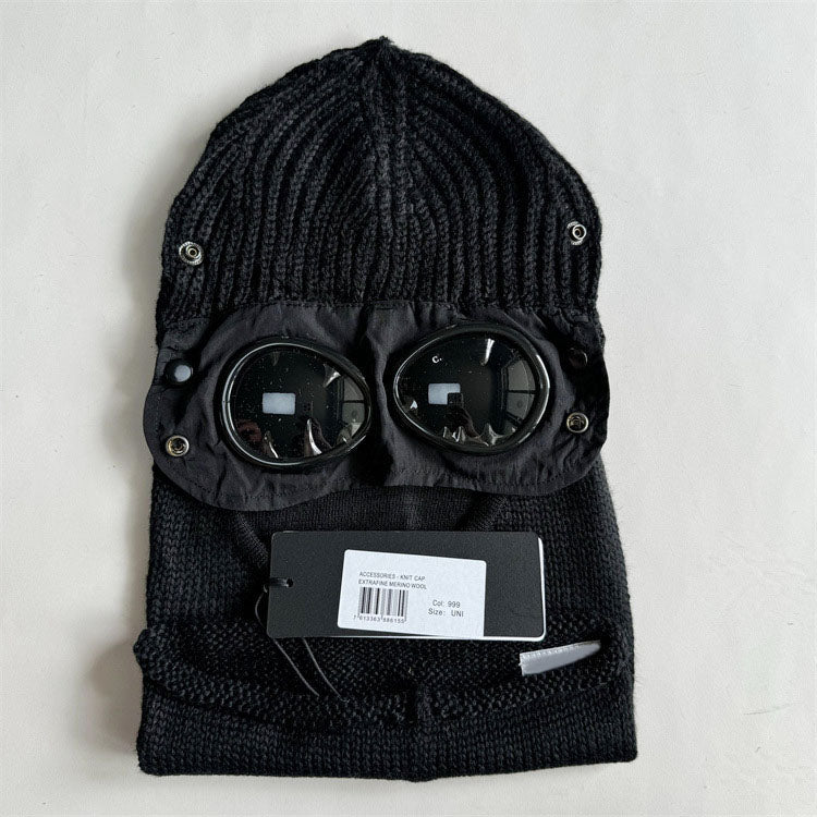 51125522 Knit Balaclava with Goggles - Winter Ski Mask Beanie