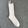 40252126 Double  cloth  simple black, white and gray cotton socks