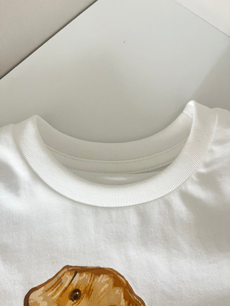 40491134 Kids Dog Print Cotton T-Shirt