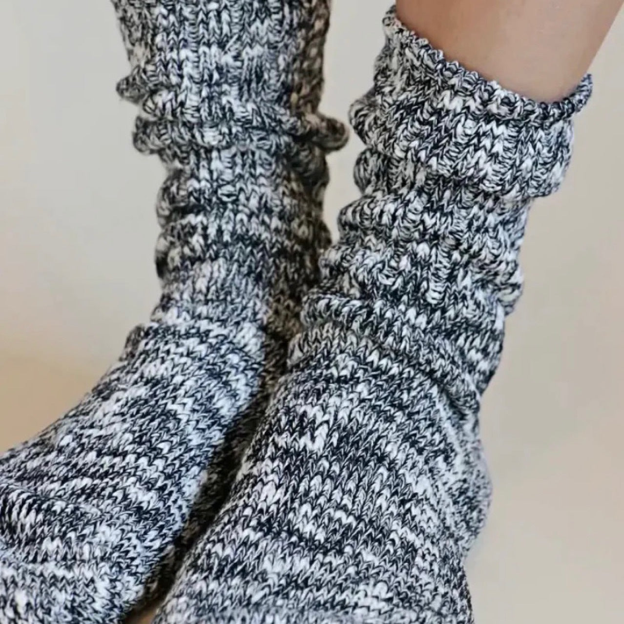 Thick socks, autumn/winter Australian single-breasted style