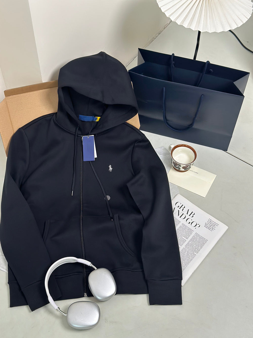 RL Double-Knit Full-Zip Hoodie