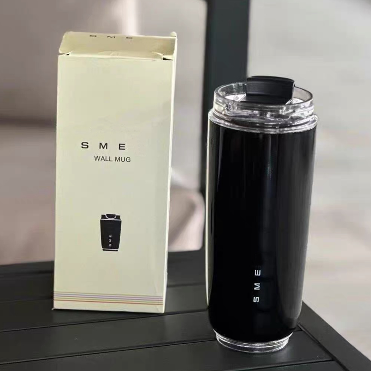 51357382 Stainless Steel Insulated Travel Tumbler, Reusable Coffee Cup with Lid for Office & Outdoor