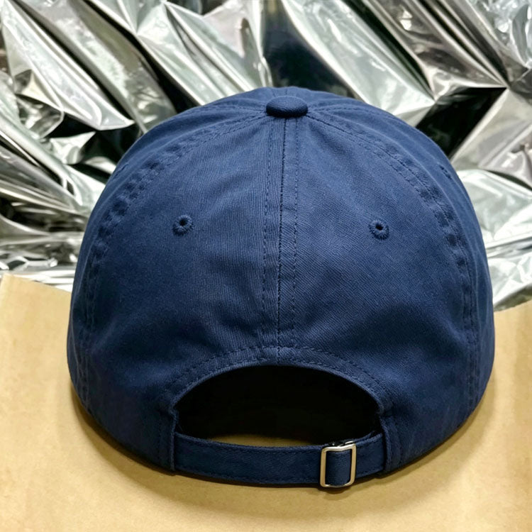 51149950 Navy Pony Logo Cotton Baseball Cap Adjustable Strap Casual Sports Dad Hat